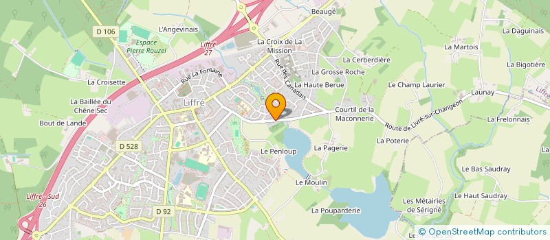 localisation de l'entreprise LE JOLY MARDELLE  LIFFRE