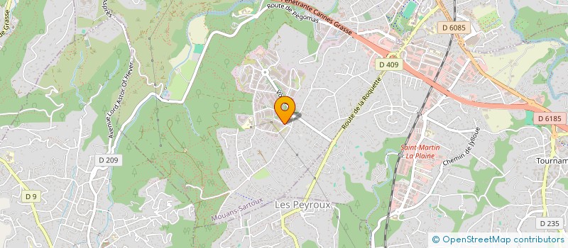localisation de l'entreprise LE JONCAL à MOUANS-SARTOUX