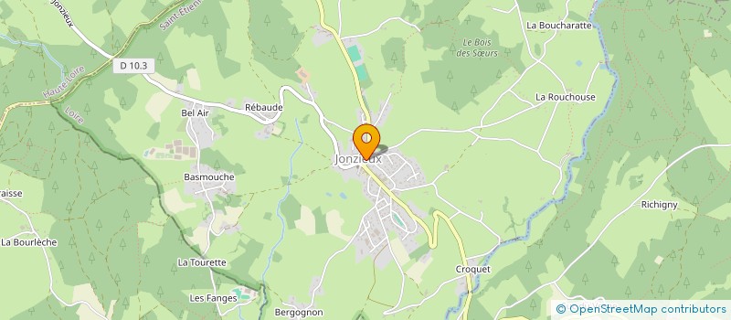 localisation de l'entreprise LE JONZIEUTAIRE  JONZIEUX