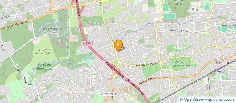 localisation de l'entreprise LE JOUR D'APRES  PESSAC