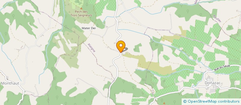 localisation de l'entreprise LE JOUR D'APRES  ALAIGNE