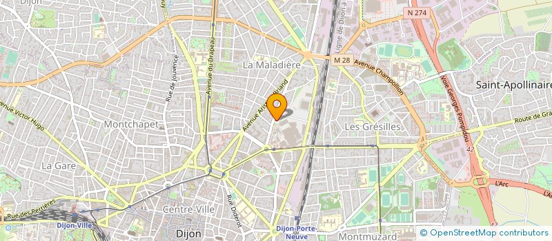 localisation de l'entreprise LE JOURNAL DU PALAIS à DIJON