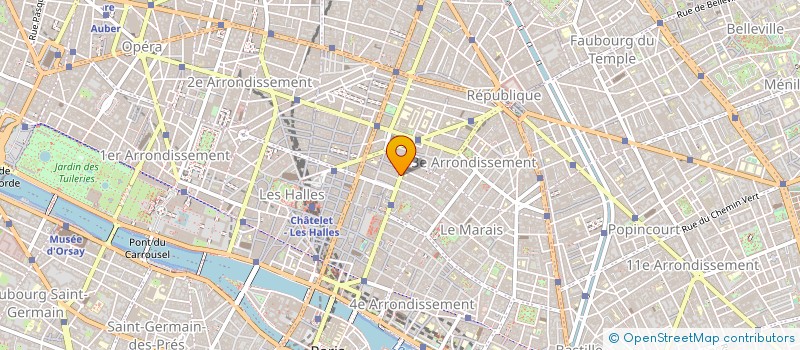 localisation de l'entreprise LE JOURNAL DU WEB à PARIS