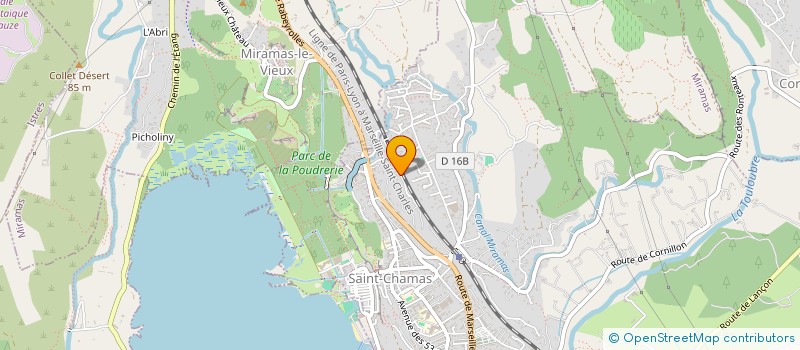 localisation de l'entreprise LE JOURNET à SAINT CHAMAS