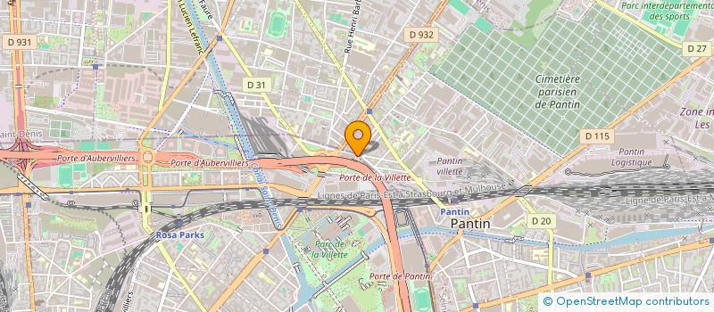 localisation de l'entreprise LE JOYAU  PANTIN