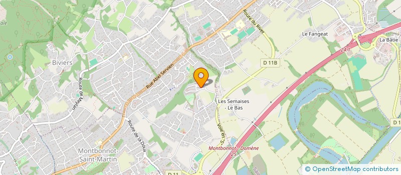 localisation de l'entreprise LE JOYAU DE JEANNE  MONTBONNOT-SAINT-MARTIN