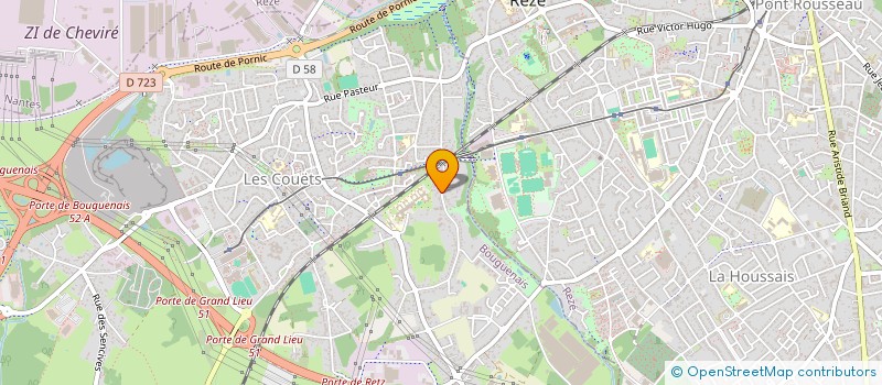 localisation de l'entreprise LE JOYEUX SEQUOIA à BOUGUENAIS