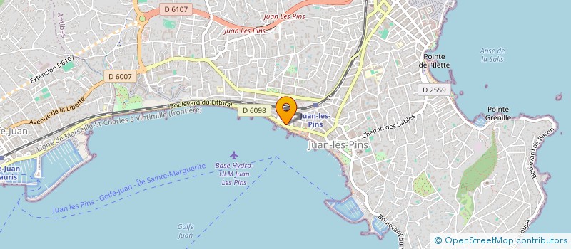 localisation de l'entreprise LE JUANAIS à ANTIBES