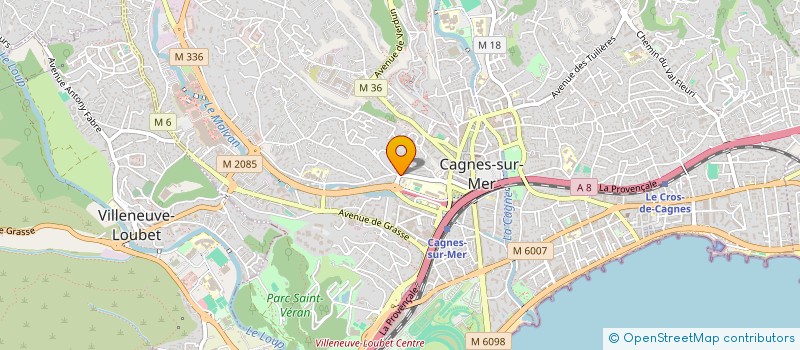 localisation de l'entreprise LE JULES VERNE à CAGNES-SUR-MER