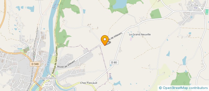 localisation de l'entreprise LE JUMBO RUN CONFOLENTAIS à CONFOLENS