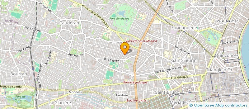 localisation de l'entreprise LE JUMEAU  BORDEAUX