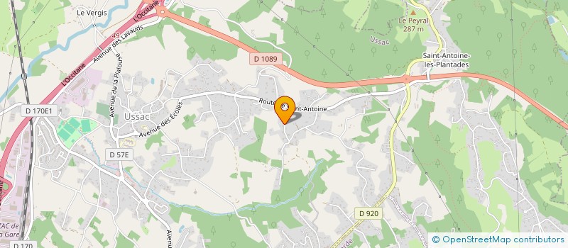 localisation de l'entreprise LE JUNKKO  USSAC