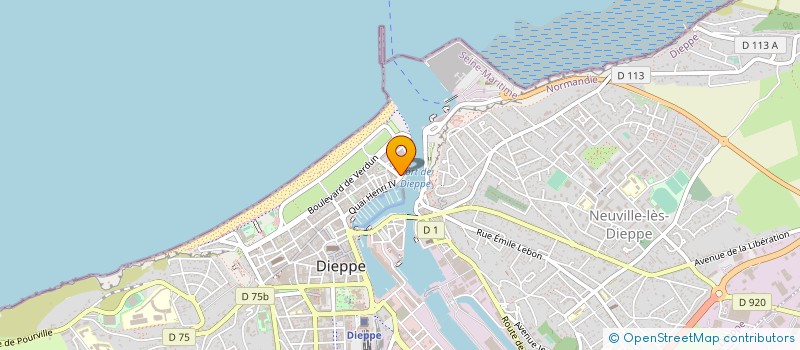 localisation de l'entreprise LE JUQUIN à DIEPPE