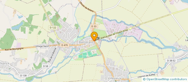 localisation de l'entreprise LE JURA  BLETTERANS