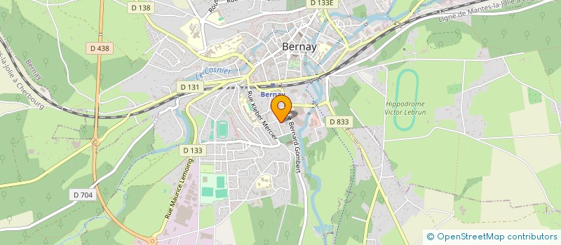 localisation de l'entreprise LE K  EVREUX