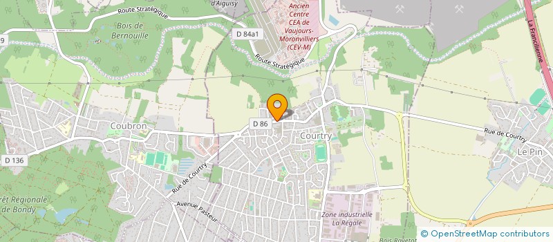 localisation de l'entreprise LE K'BARRE à COURTRY