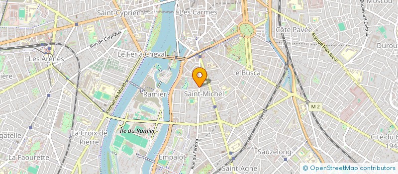localisation de l'entreprise LE K.F à TOULOUSE