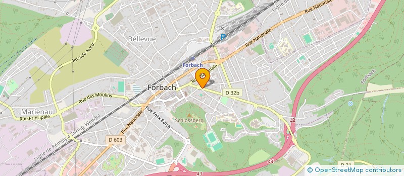 localisation de l'entreprise LE K GRILLS  FORBACH