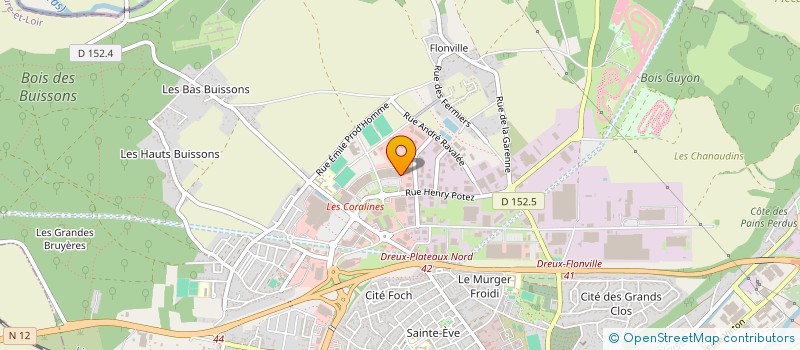 localisation de l'entreprise LE K'OMPTOIR à DREUX