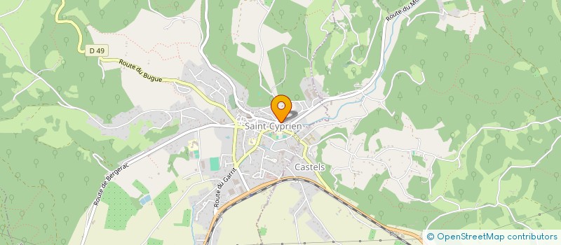 localisation de l'entreprise LE K SAMKA  SAINT-CYPRIEN