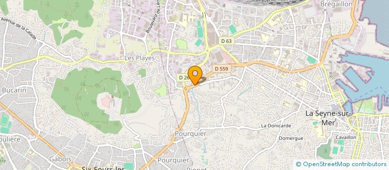 localisation de l'entreprise LE K SCROUTE à LA SEYNE SUR MER