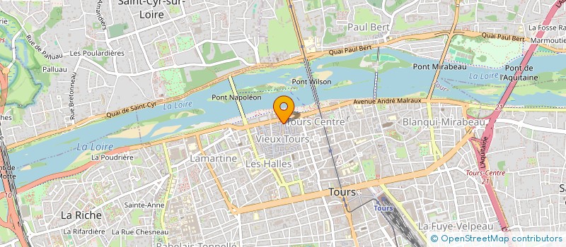 localisation de l'entreprise LE KAA  TOURS