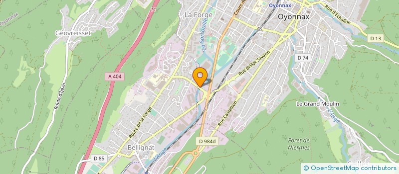 localisation de l'entreprise LE KAB OYONNAX à OYONNAX
