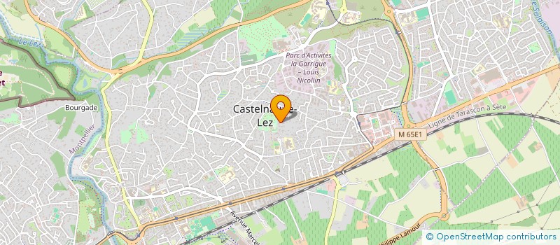 localisation de l'entreprise LE KABINET  CASTELNAU-LE-LEZ