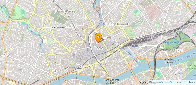 localisation de l'entreprise LE KADRE à NANTES