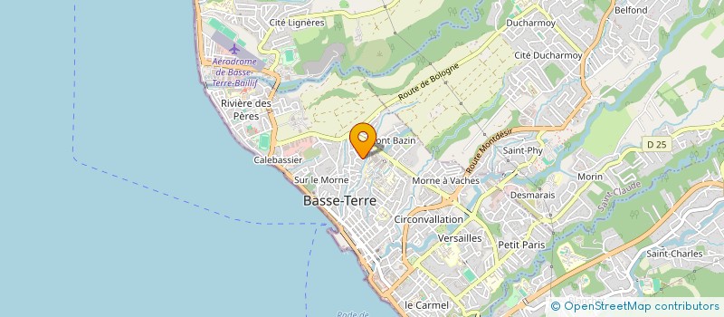 localisation de l'entreprise LE KAFEY à BASSE-TERRE