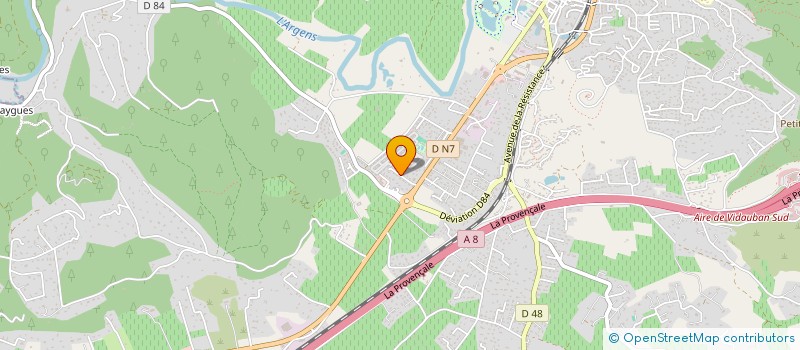 localisation de l'entreprise LE KAFOUTCH  VIDAUBAN