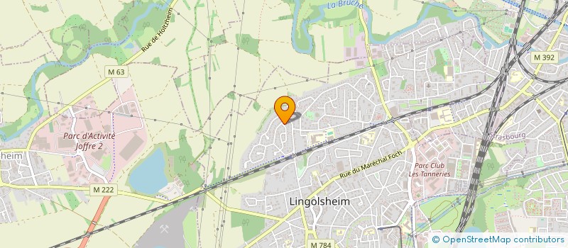 localisation de l'entreprise LE KAGENECK  LINGOLSHEIM