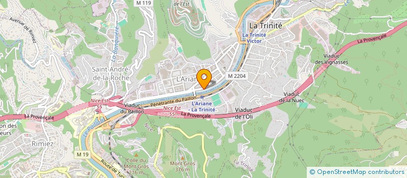 localisation de l'entreprise LE KALICE  NICE