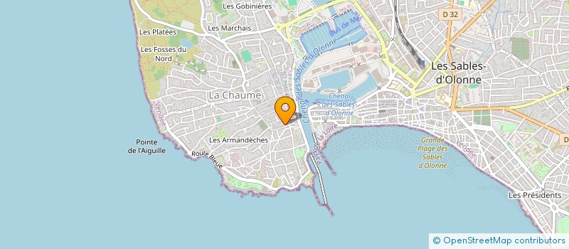 localisation de l'entreprise LE KALITE à LES SABLES D'OLONNE