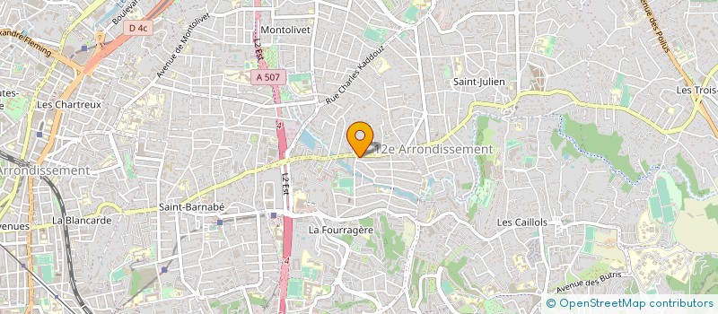 localisation de l'entreprise LE KALLISTE à MARSEILLE