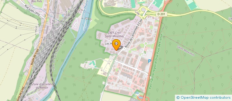 localisation de l'entreprise LE KALYENTE  SAINT-MAXIMIN