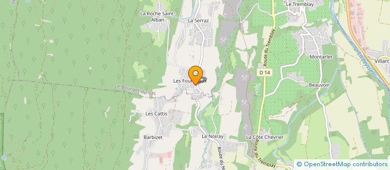 localisation de l'entreprise LE KANA KANA  LE BOURGET DU LAC