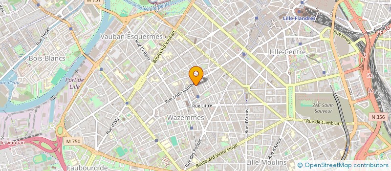 localisation de l'entreprise LE KANDIL à LILLE