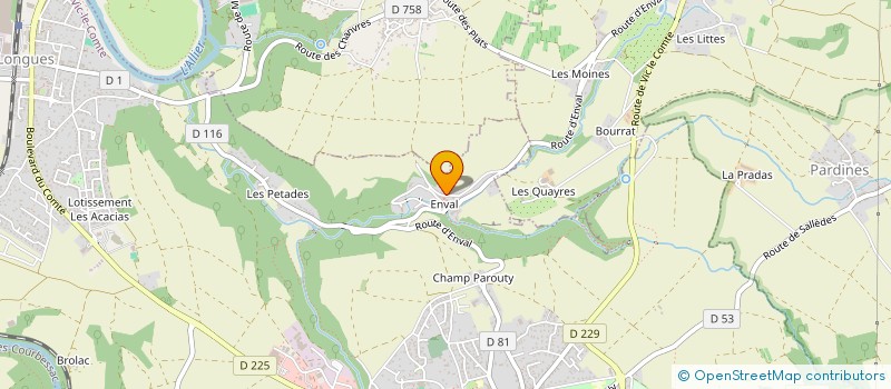 localisation de l'entreprise LE KANTO à VIC-LE-COMTE