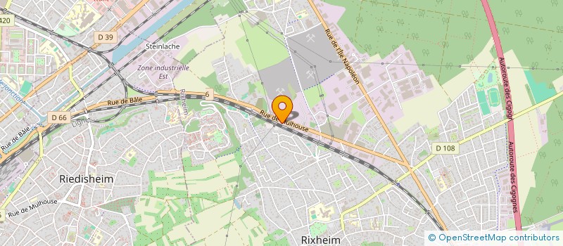 localisation de l'entreprise LE KAPADOS  RIXHEIM