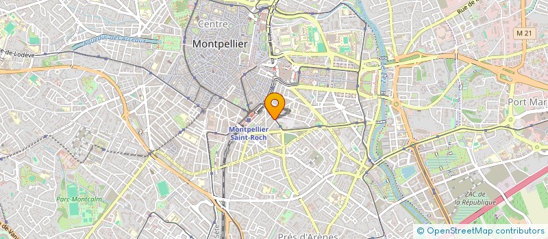 localisation de l'entreprise LE KARAWANE à MONTPELLIER