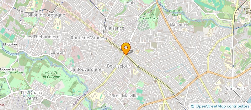 localisation de l'entreprise LE KARINA  SAINT-HERBLAIN