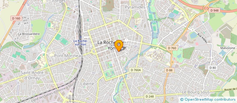 localisation de l'entreprise LE KARO à LA ROCHE-SUR-YON