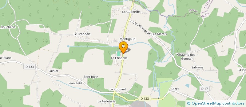 localisation de l'entreprise LE KARO LAGORCAIS à LAGORCE