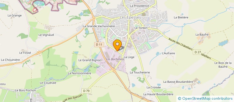 localisation de l'entreprise LE KARRE  LES EPESSES