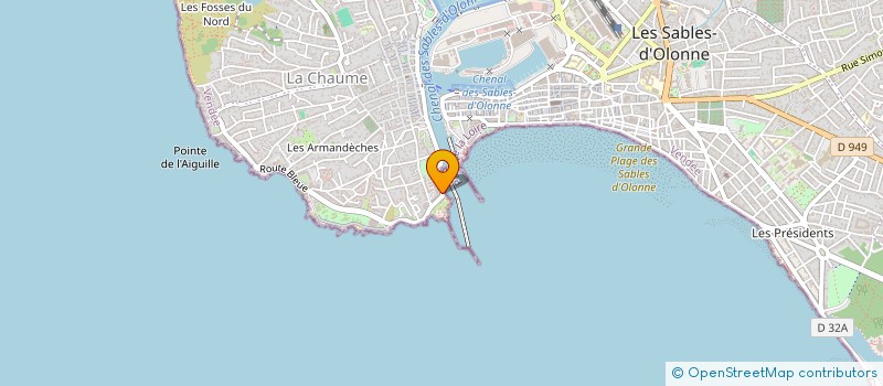 localisation de l'entreprise LE KATSA à LES SABLES D'OLONNE