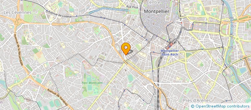 localisation de l'entreprise LE KAWA à MONTPELLIER