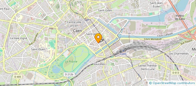 localisation de l'entreprise LE KB à CAEN