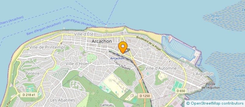 localisation de l'entreprise LE KEBAB DE LA GARE à ARCACHON