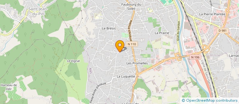 localisation de l'entreprise LE KEBAILI NASSER KARATE  ALES